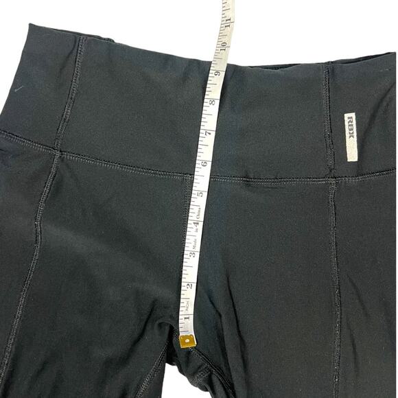 RBX Leggings Solid Black Pull On Mesh Inset Stretch Activewear‎ Women's Small - Picture 5 of 10